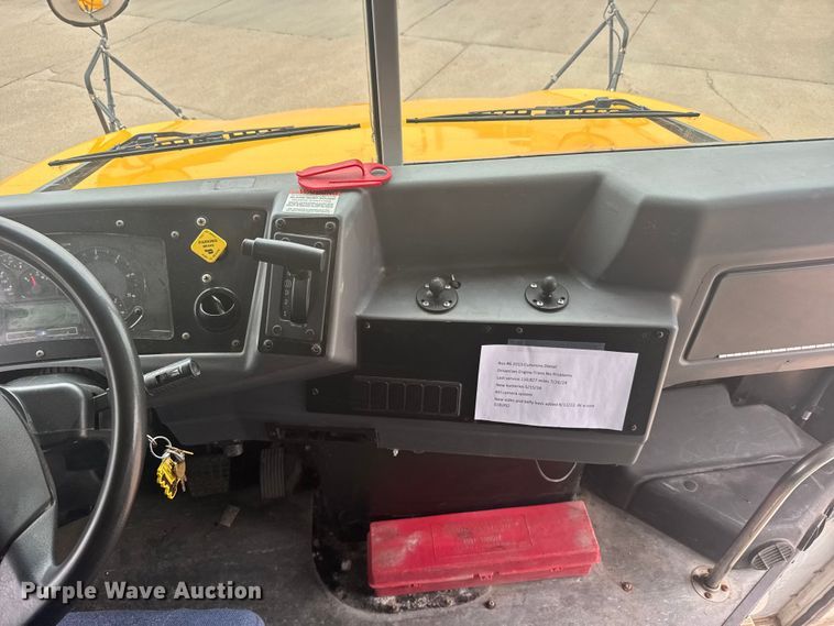 image for item FB7448 2013 Blue Bird BB Conventional school bus
