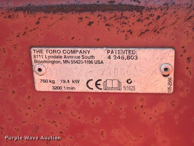 image for item FB8192 Toro Groundsmaster lawn mower