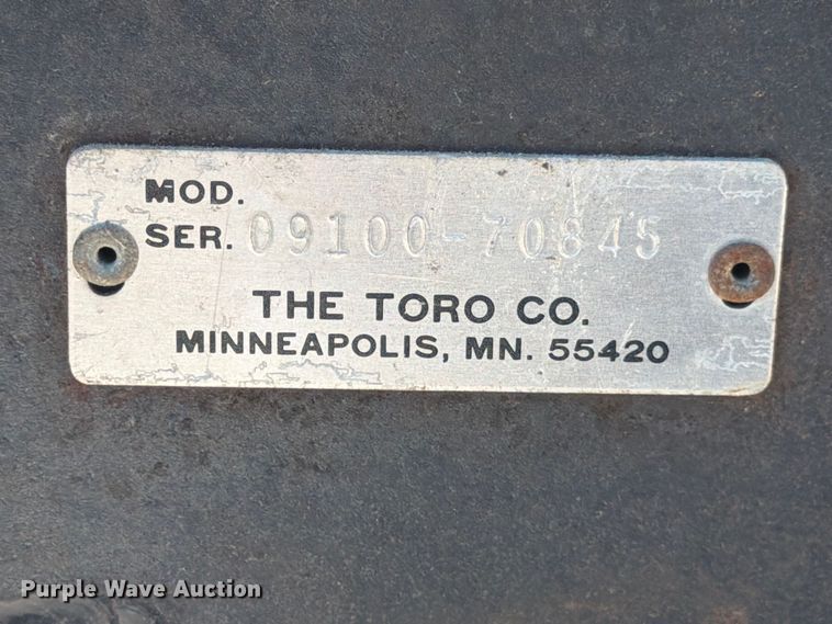image for item FB8196 Toro 09100 aerator