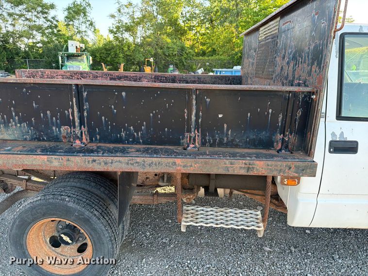 image for item FB8201 1995 Chevrolet C3500 dump flatbed pickup truck