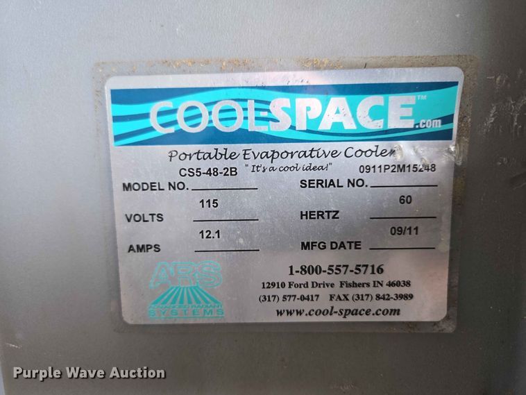 image for item FB8838 COOL-SPACE CS5-48-2B swamp cooler