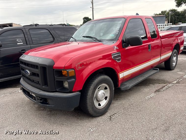 image for item FB8844 2008 Ford F250 Super Duty XL Ext. Cab pickup truck