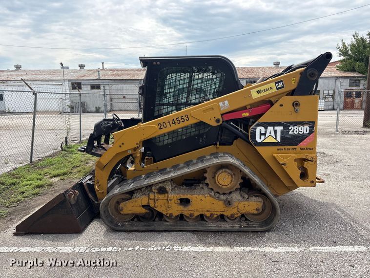 image for item FB8845 2014 Caterpillar 289D tracked skid steer loader
