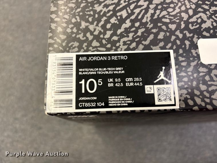 image for item FB8859 Air Jordan Retro 3 shoes