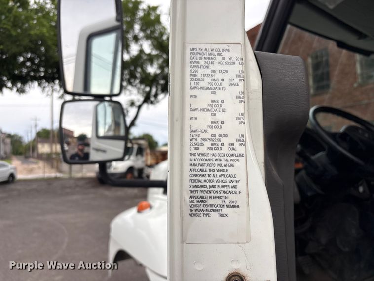 image for item FB8868 2011 International 7400 dump truck
