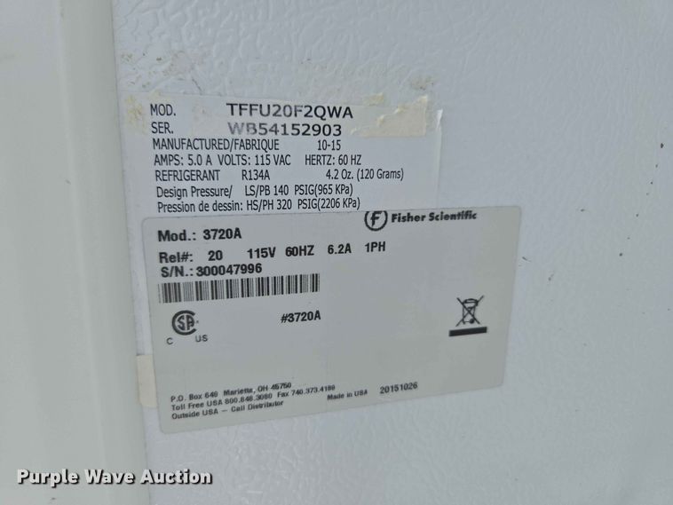 image for item FB8873 Fisher Isotemp 3720A refrigerated BOD incubator