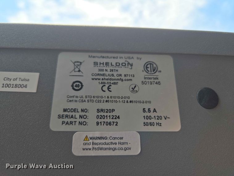 image for item FB8874 Shel Lab/HP SR120P
DesignJet Z5600 incubator