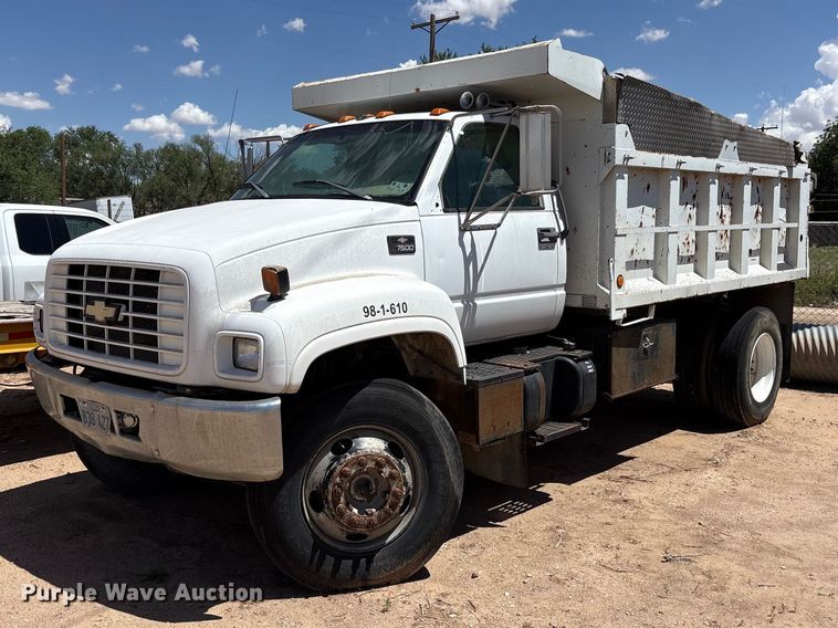 image for item FC2355 1999 Chevrolet C7500 dump truck