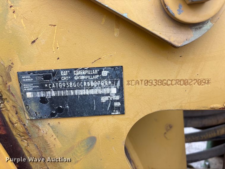 image for item FC2364 2008 Caterpillar 938G wheel loader