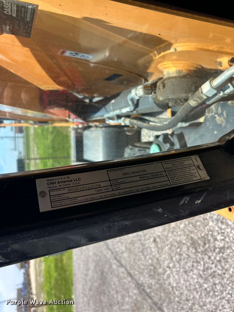 image for item FC2725 2014 Case 580 Super N backhoe