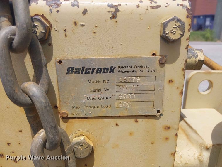 image for item FC4707 1998 Ingersoll Rand P185WJD air compressor