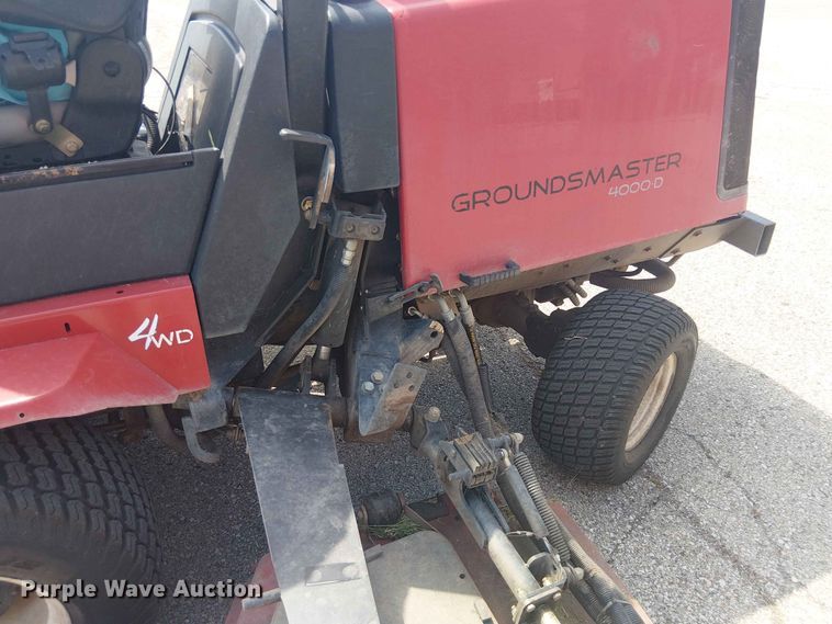 image for item FC4717 2012 Toro Groundsmaster 4000D lawn mower