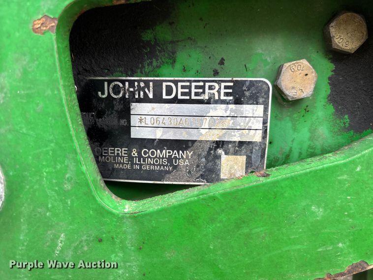 image for item FC5815 2009 John Deere 6430 MFWD tractor