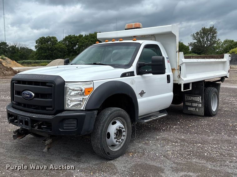 image for item FC5920 2014 Ford F550 Super Duty dump truck