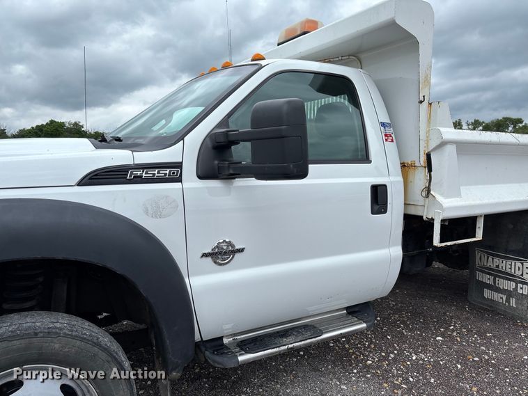 image for item FC5920 2014 Ford F550 Super Duty dump truck