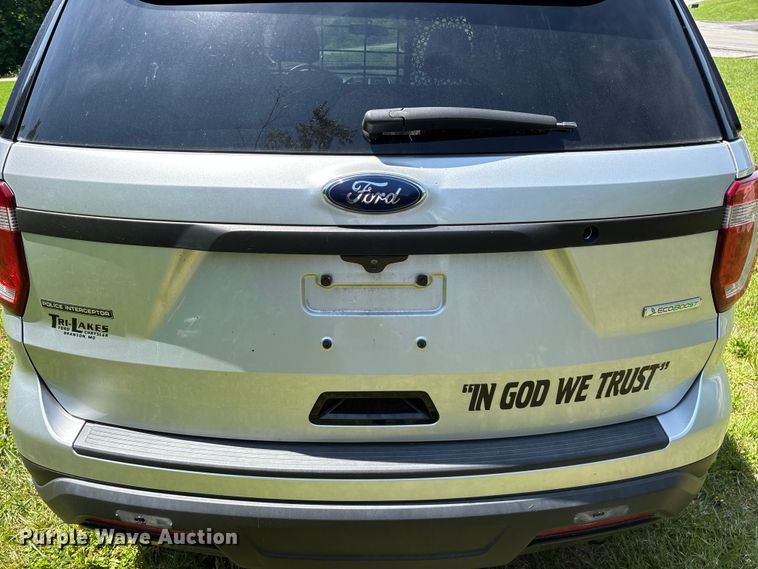 image for item FG0430 2018 Ford Explorer Police SUV