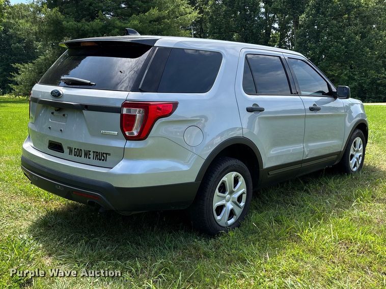 image for item FG0431 2017 Ford Explorer Police SUV