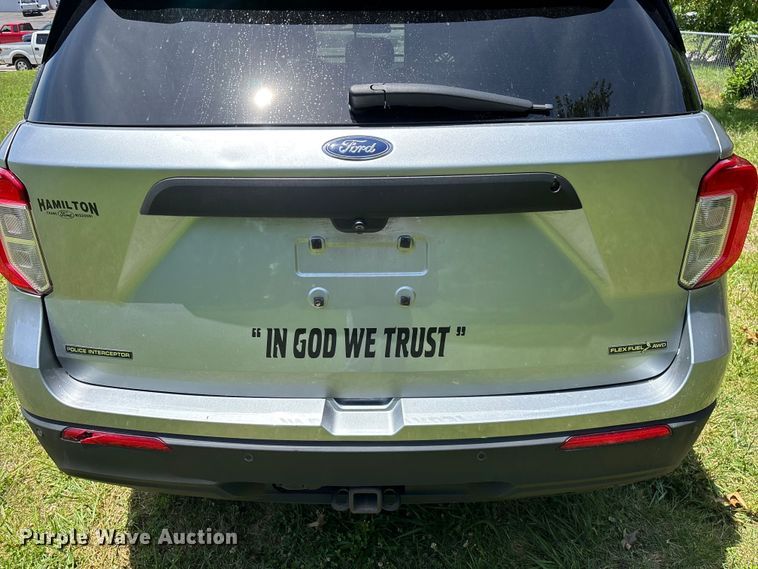 image for item FG0433 2021 Ford Explorer Police SUV