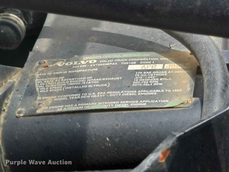 image for item FH6146 1990 Volvo FE613 satellite communication truck