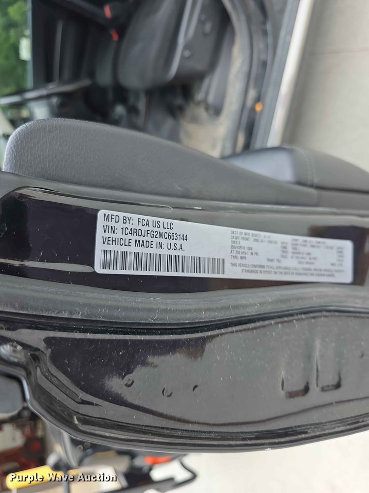 image for item FH6161 2021 Dodge Durango SSV SUV