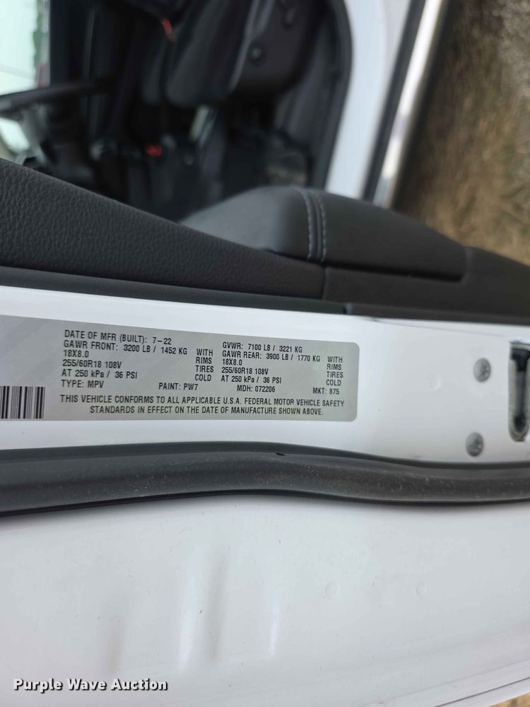 image for item FH6215 2022 Dodge Durango SSV SUV