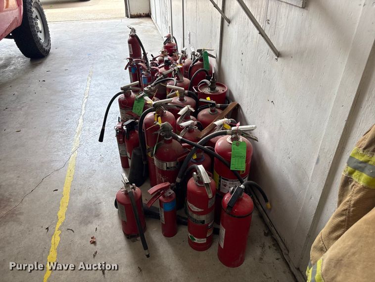 image for item FI0221 Approximately (35) fire extinguisher