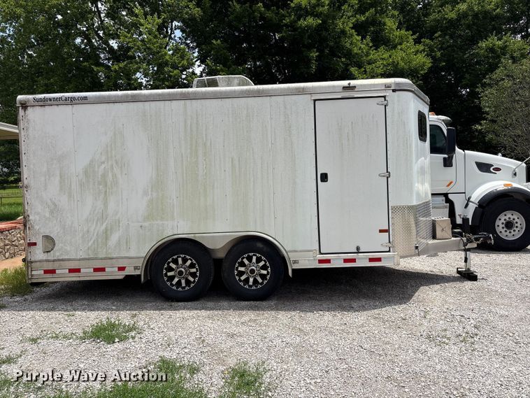 image for item FI0222 2015 Sundowner enclosed cargo trailer