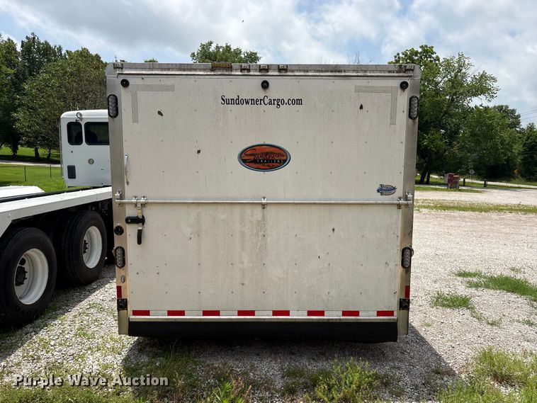 image for item FI0222 2015 Sundowner enclosed cargo trailer