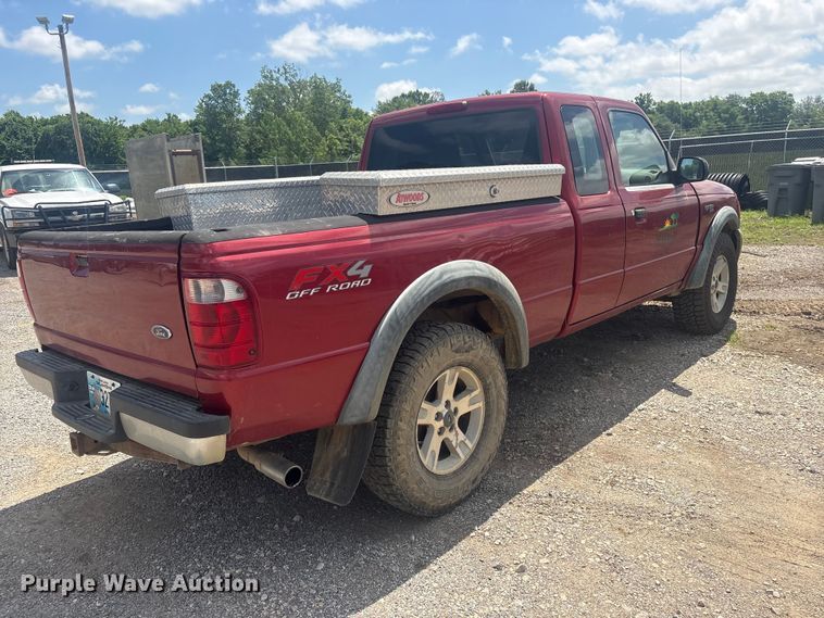 image for item FI0226 2004 Ford Ranger Ext. Cab pickup truck