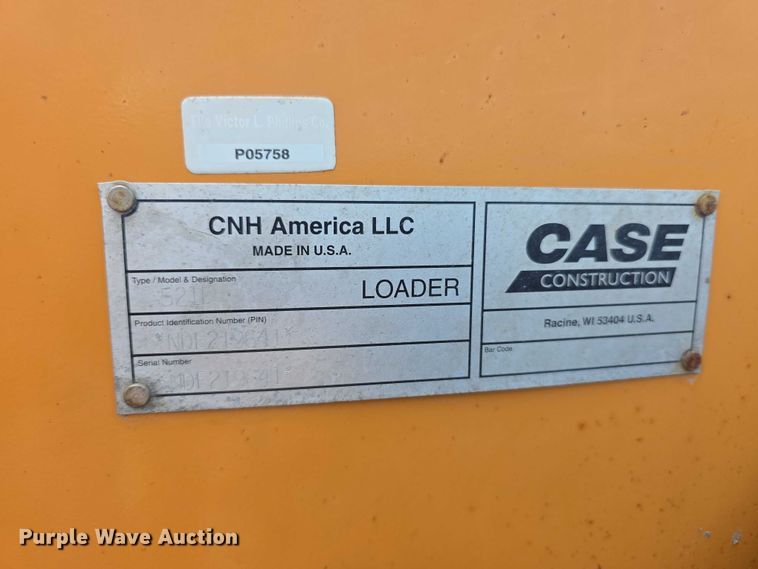 image for item FI0955 2013 Case 521F wheel loader