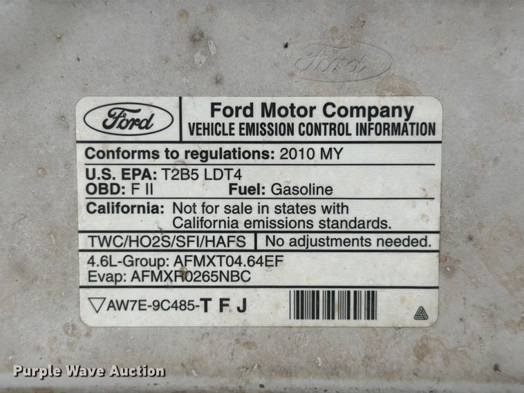 image for item NA9494 2010 Ford F150 Crew Cab pickup truck