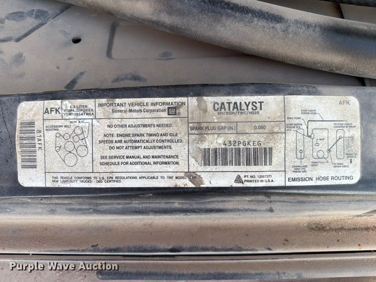 image for item NA9531 1997 Chevrolet Blazer SUV