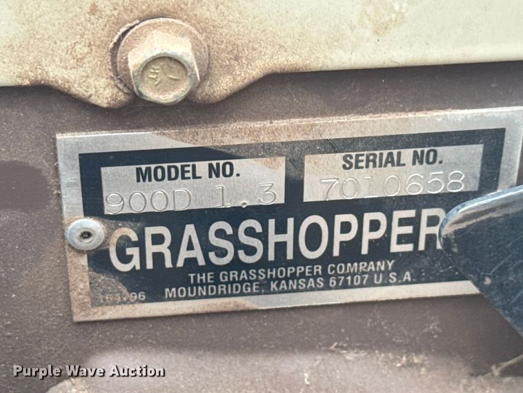 image for item NA9532 Grass Hopper 900D 1.3 ZTR lawn mower