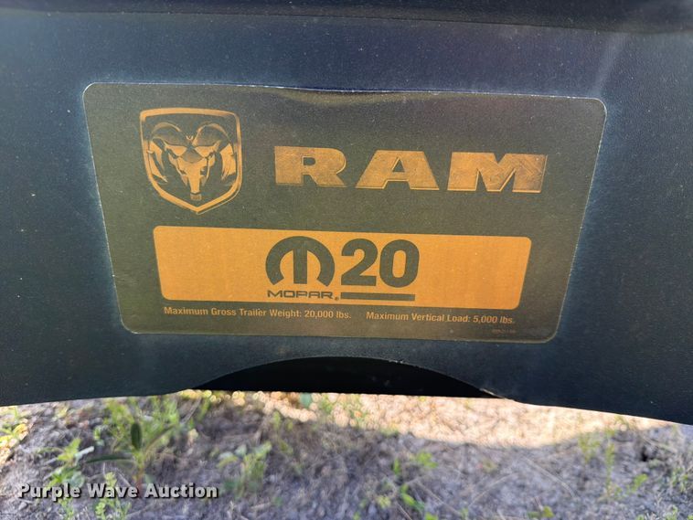 image for item NA9533 RAM Mopar 20 fifth wheel hitch