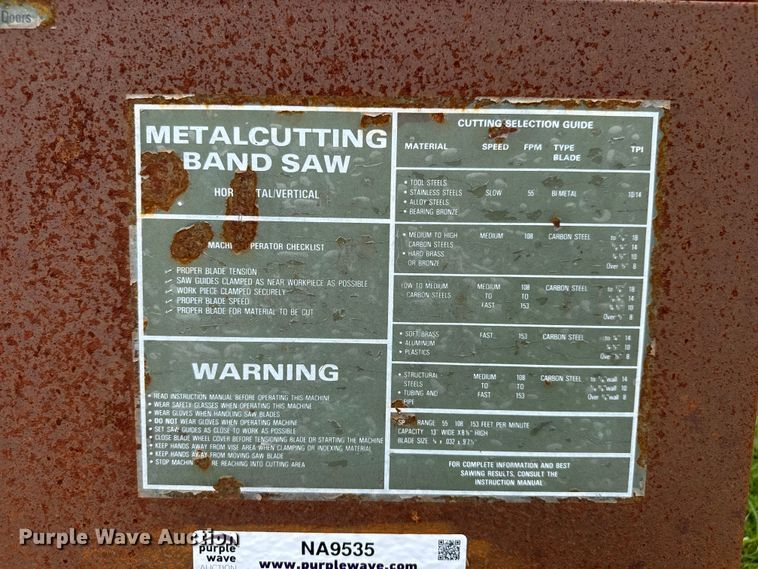 image for item NA9535 Ramco RS-90 band saw