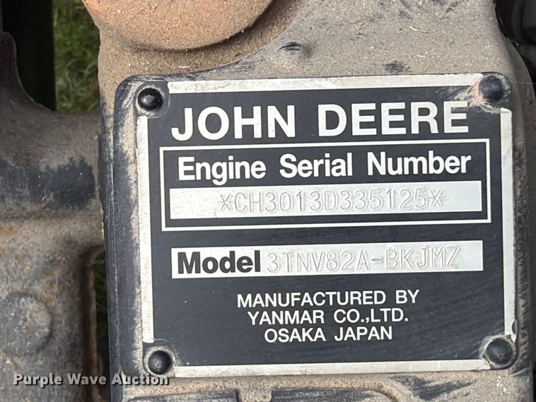 image for item NA9536 John Deere 997 ZTR lawn mower
