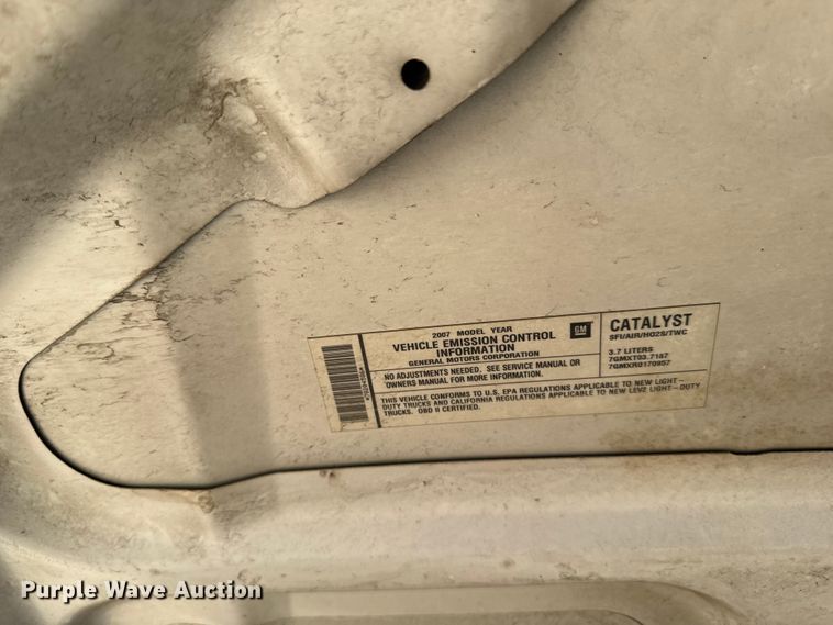 image for item OE9606 2007 Chevrolet Colorado pickup truck