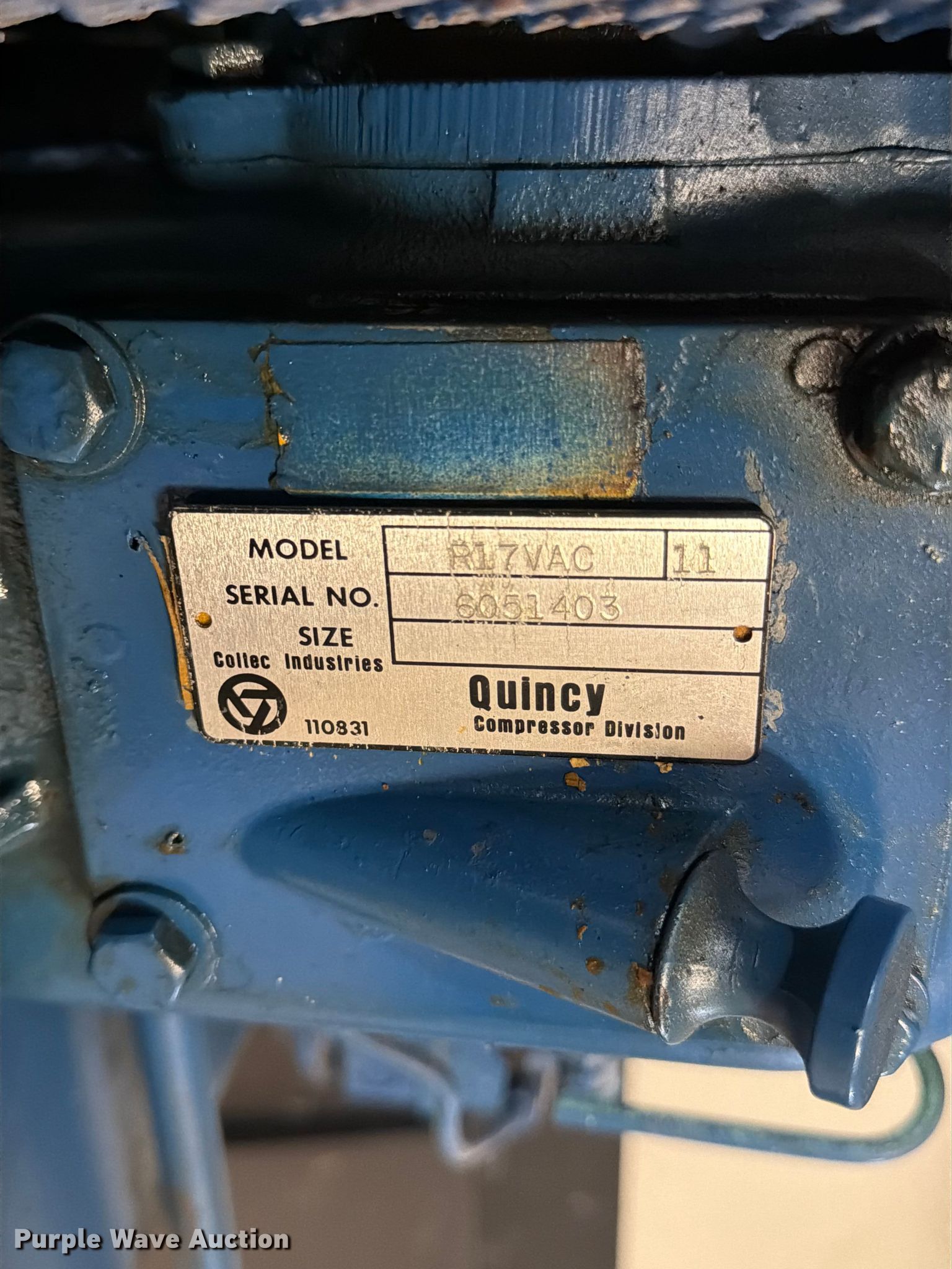 Quincy air compressor in Liberty, MO | Item EX5494 for sale