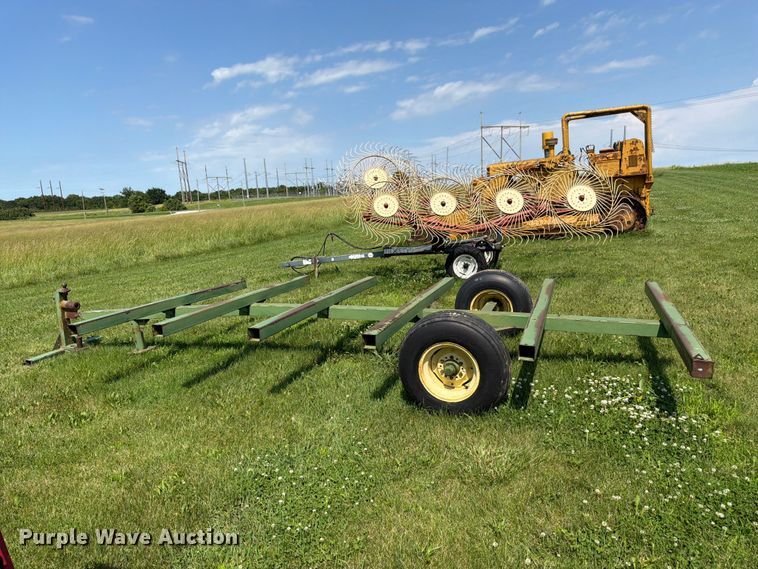 image for item EN0321 John Deere hay bale trailer