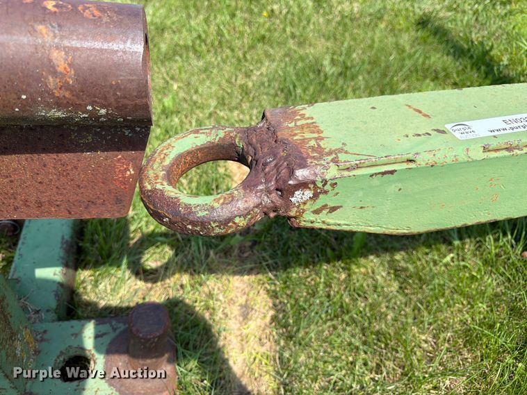 image for item EN0321 John Deere hay bale trailer