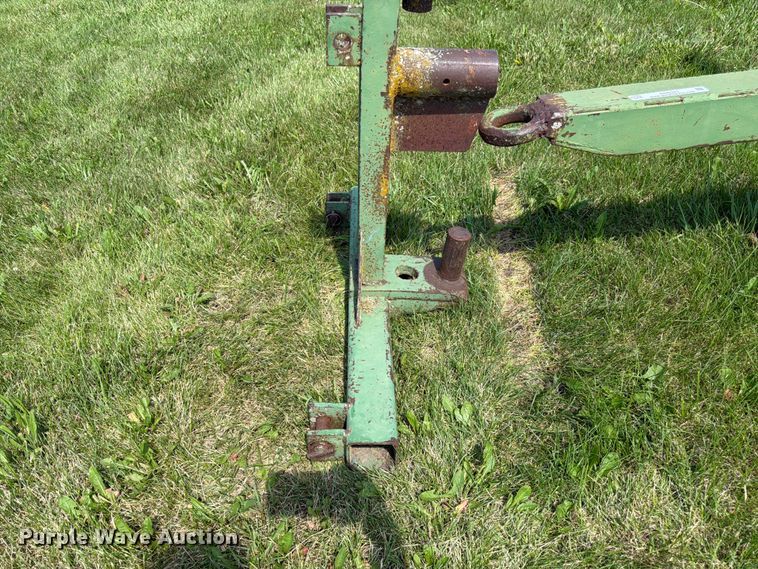 image for item EN0321 John Deere hay bale trailer