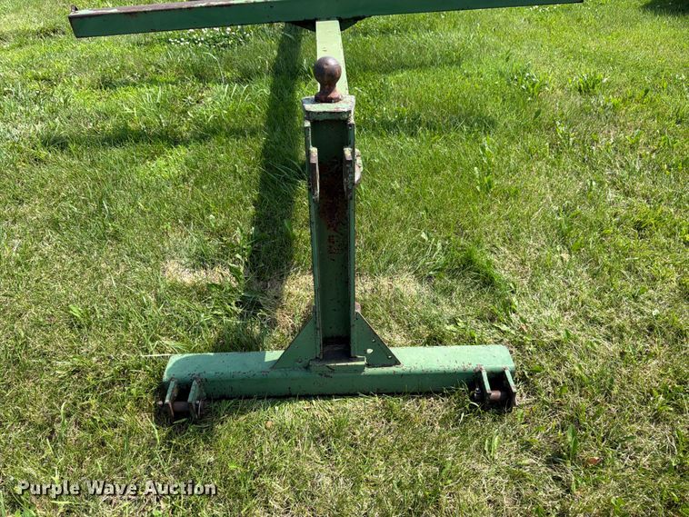 image for item EN0321 John Deere hay bale trailer