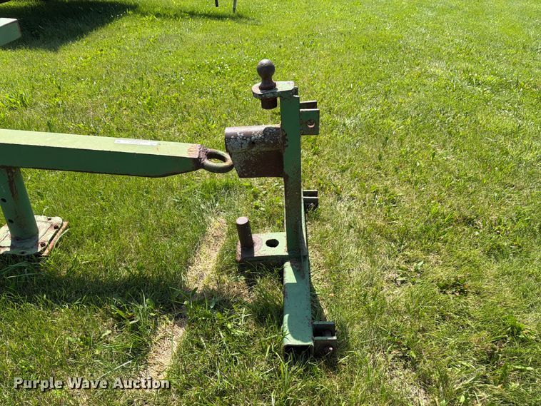 image for item EN0321 John Deere hay bale trailer