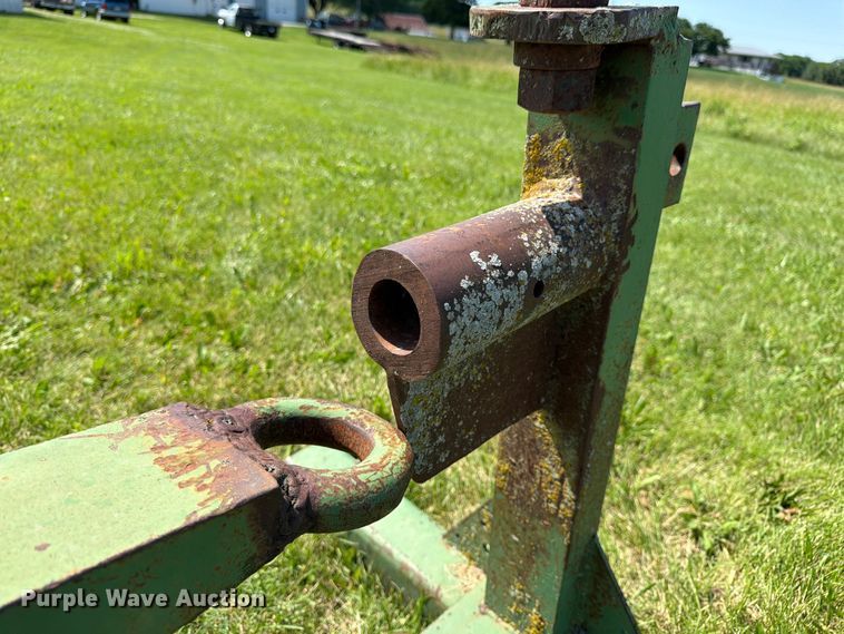 image for item EN0321 John Deere hay bale trailer