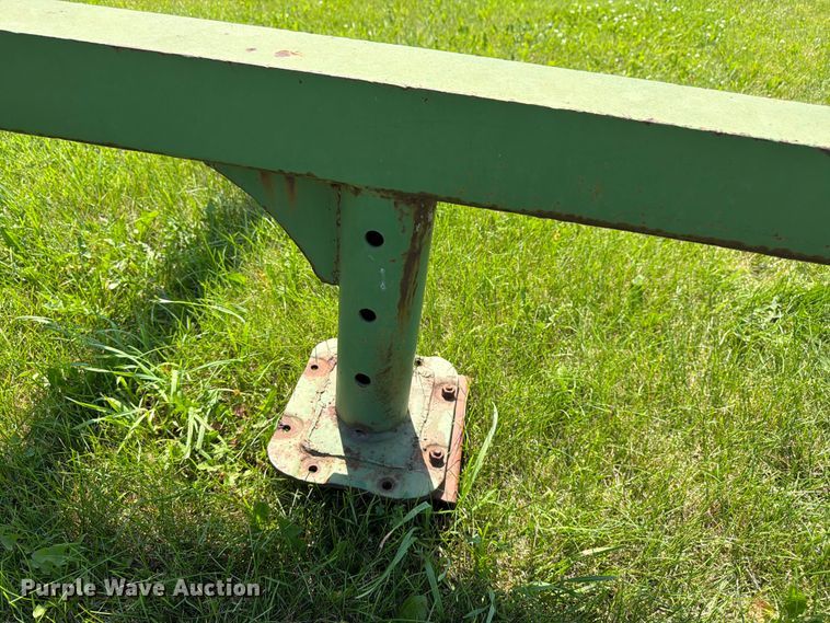 image for item EN0321 John Deere hay bale trailer