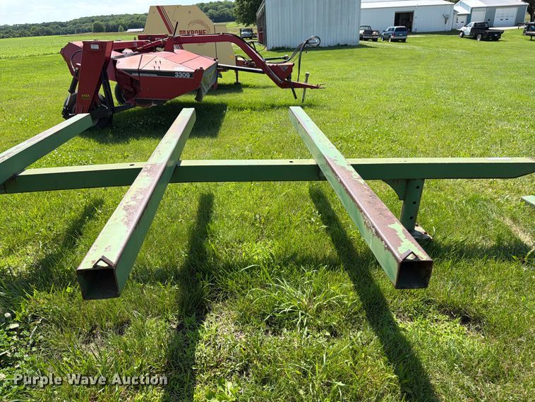 image for item EN0321 John Deere hay bale trailer