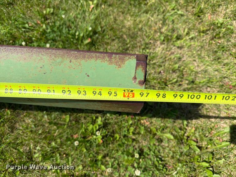 image for item EN0321 John Deere hay bale trailer