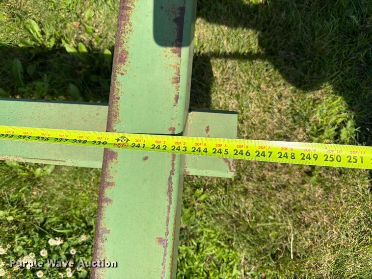 image for item EN0321 John Deere hay bale trailer