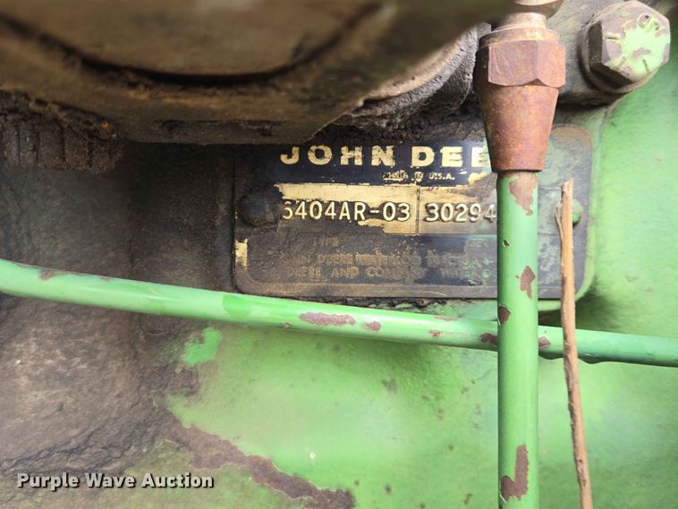 image for item ER1684 1971 John Deere 4620 tractor