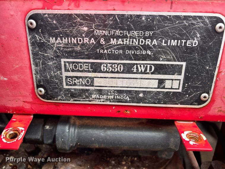 image for item ER3012 2011 Mahindra 6530 MFWD tractor